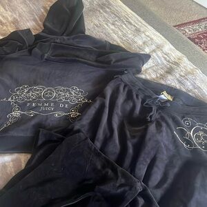 Femme De Juicy Vintage Juicy Couture Track Suit Women's Size: M (Top & Bottom)